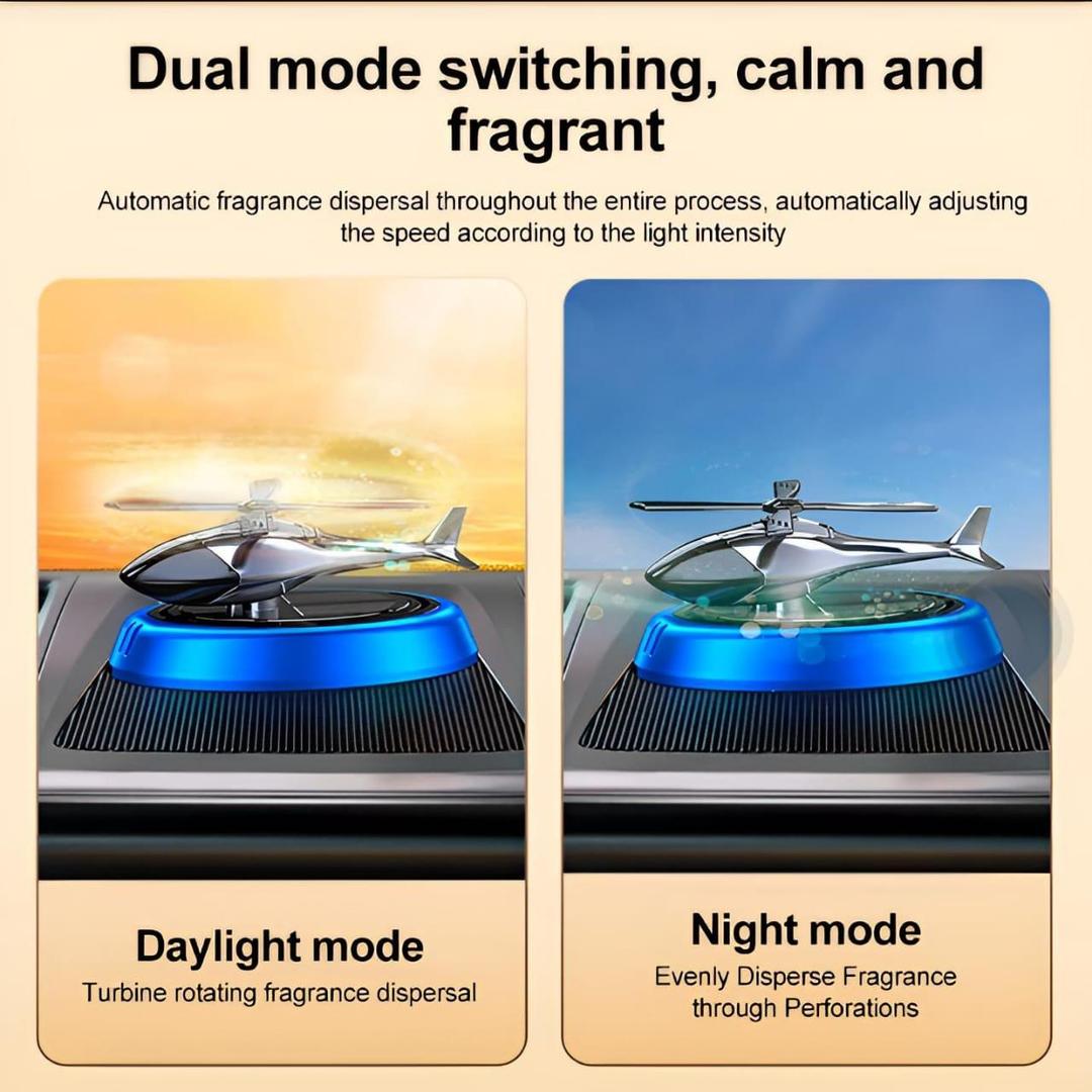 Solar Helicopter Car Diffuser
